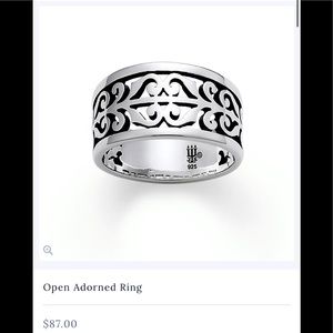 James Avery Open Adorned ring